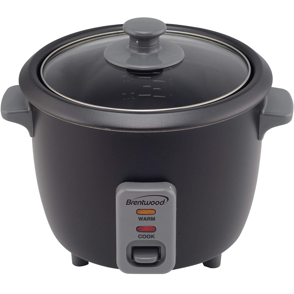 Brentwood Rice Cooker TS-700BK 4-Cup Uncooked/8-Cup Cooked Food Steamer NIB